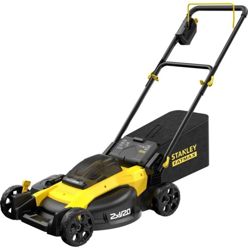 STANLEY V 20 Akku Akku-Rasenmäher inkl. 2. Akku, inkl. Ladegerät 18V