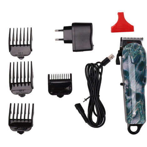 Tondeuse Graffiti Rechargeable - Coupe-Cheveux Électrique Style et Précision (Prise UE)
