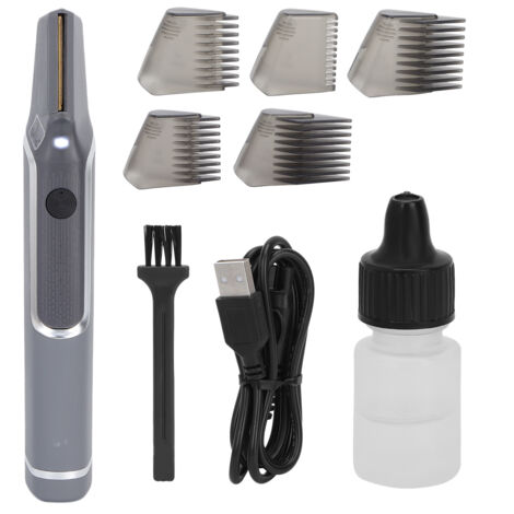 Tondeuse Homme USB Rechargeable, Tête R Sécurisée, Extensible, Imperméable et Durable