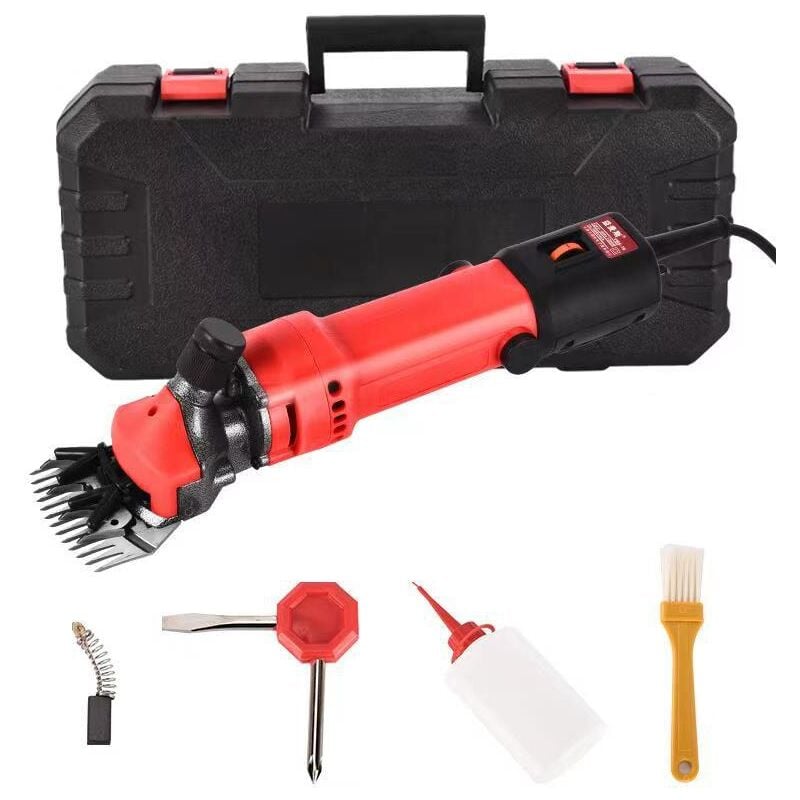 Tondeuse électrique pour moutons, 690 w 6 vitesses professionnelles réglables et résistantes pour chèvre, lama, cheval, animal de ferme, fourrure,