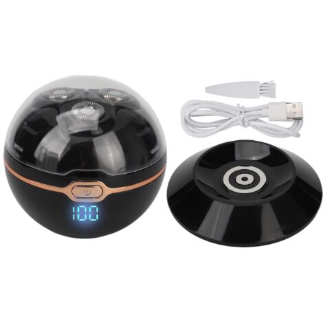 Tondeuse Mini Électrique Rechargeable pour Hommes et Garçons - Coupe Numérique Portable avec Lame 3 Anneaux