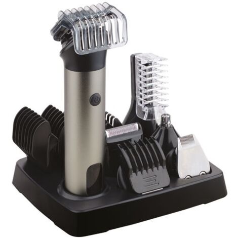 Tondeuse multifonction - LITTLE BALANCE - 6 Barber 6-en-1 - 240 min - 6 tetes - Inox
