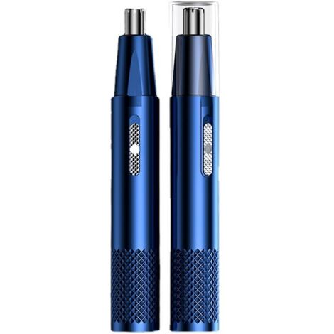 Tondeuse pour poils de nez pour hommes et femmes, tondeuse pour poils d'oreilles et de nez rechargeable indolore 2 en 1