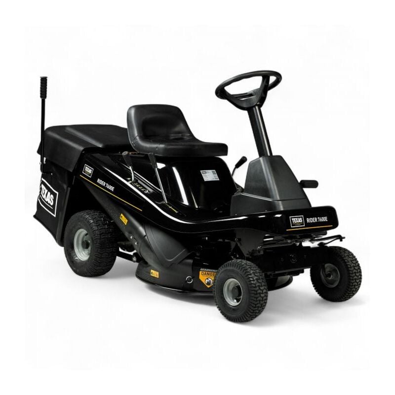 Texas Equipment - Tondeuse rider autoportée thermique 76 cm, moteur 432 cc, 3 en 1 avec bac - texas Rider 7600E