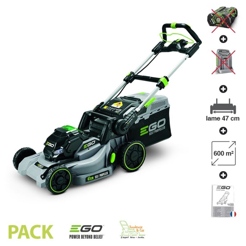 Ego Power+ - Tondeuse sans fil ego lame 47cm sans batterie ni chargeur