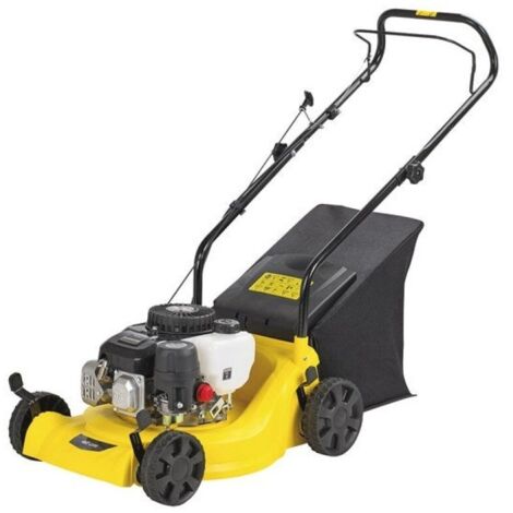 Centrale Brico – Tondeuse thermique rotative 132 cm³ – Moteur ZONGSHEN – Largeur de coupe 40 cm – Capacité bac 50 l – Pour surfaces jusqu'à 600 m²