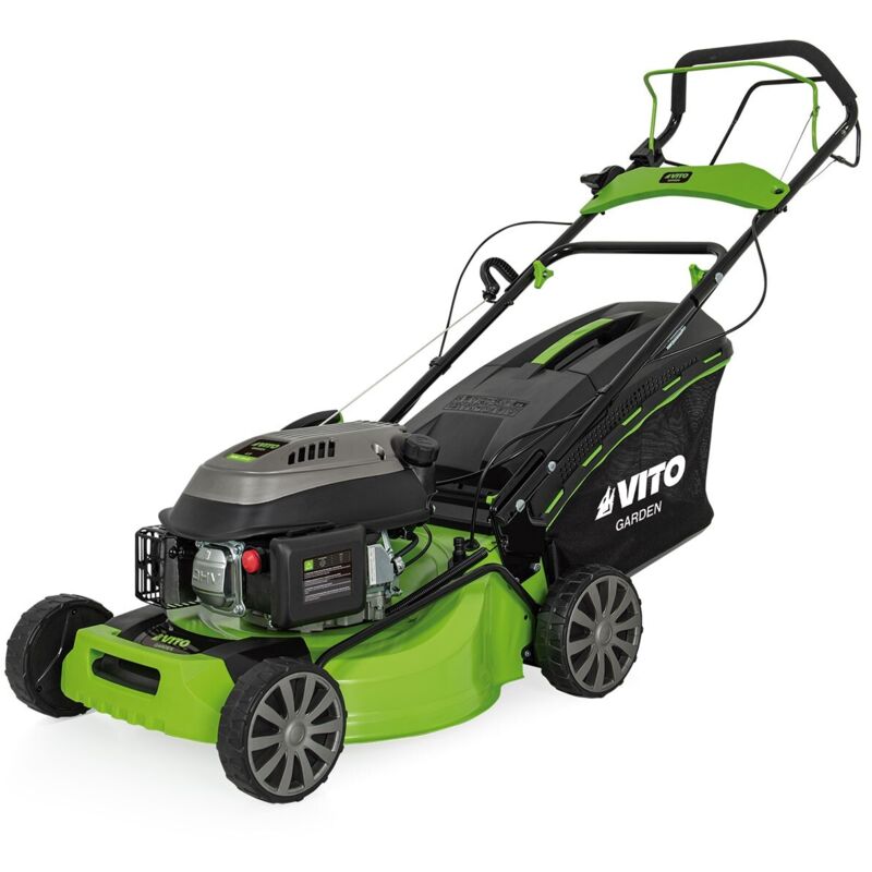 VITO Tondeuse thermique 5 CV Moteur 4T OHV 144 cm&sup3; Bac 65L &Oslash; 480mm