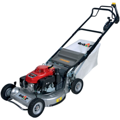 Tondeuse thermique 53 cm – Moteur Honda 163 cc – Transmission par cardan – Capacité bac 75 litres – 7 hauteurs de coupe réglables – Kaaz