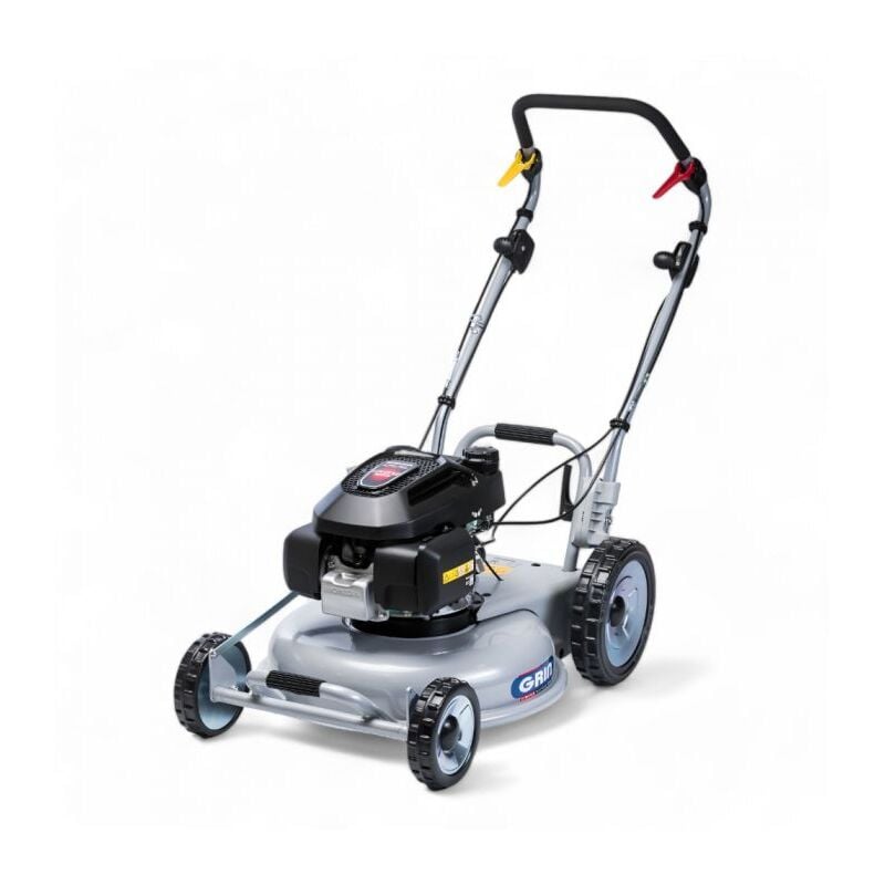 Grin - Tondeuse thermique moteur Honda 201 cm³, coupe mulching 53 cm, pour 3000 m² PM53A-HONDA