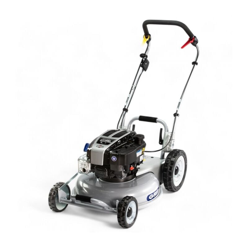 Grin - Tondeuse thermique professionnelle 53cm - mulching haute performance, moteur Briggs Stratton 190cm3 - 2 vitesses avant