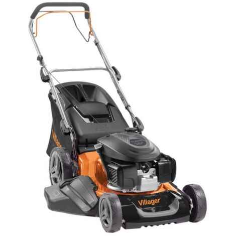 Tondeuse thermique propulsée 4 en 1 167 cm3 moteur Honda OHV vitesse variable VILLAGER Falcon 6111 H - Noir
