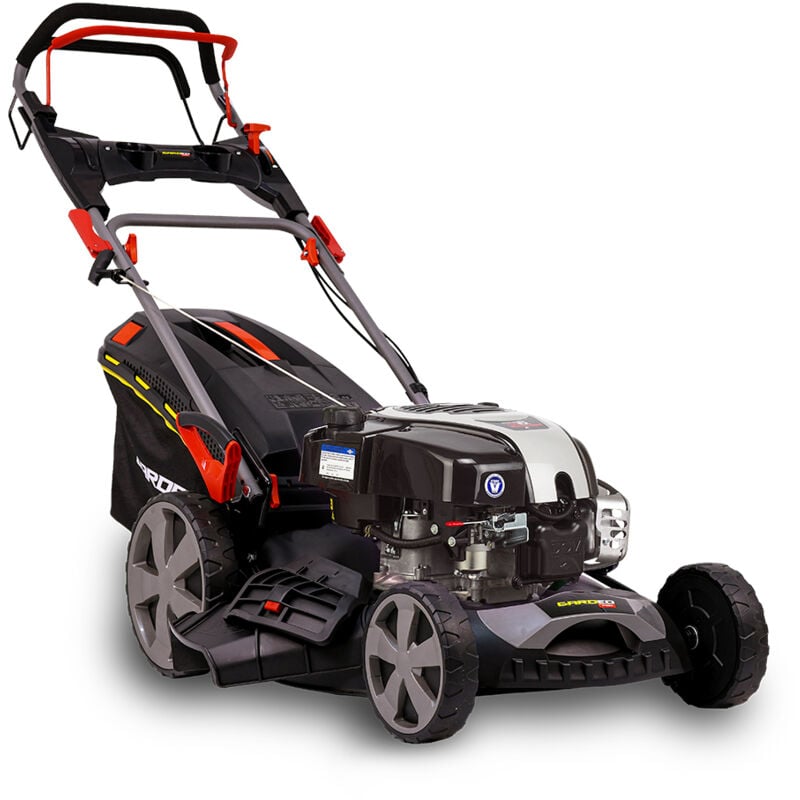 Gardeo Pro - Tondeuse thermique tractée 161CC avec moteur Briggs and Stratton, mulching et éjection latérale