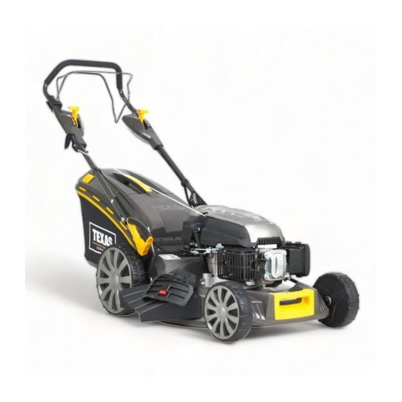 Tondeuse thermique tractée 196 cc, coupe mulching 53cm, bac ramassage 65 litres - TEXAS Premium 5320TR/W