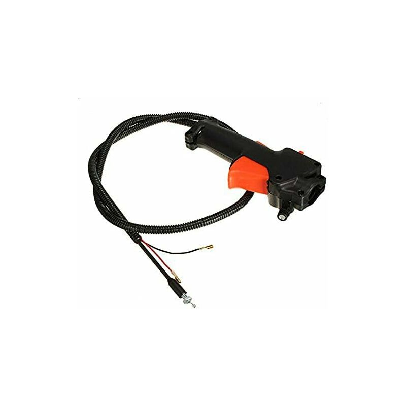 Maxi - Tondeuse Tube Poignée Interrupteur Accélérateur Déclencheur pelouse, Strimmer Poignée Commutateur D'accélérateur Trigger Câble En Plastique