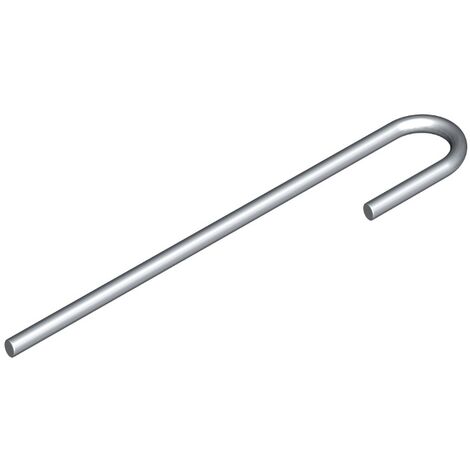 Tondino Piega a 'U'  4 mm Lunghezza 200 cm - Confezione 10 Pezzi