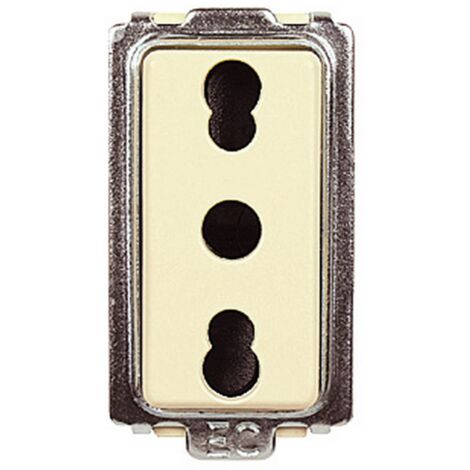 TONDO ART. ECL2545 PRESA BIVALENTE. Prezzo per 1 pezzo.