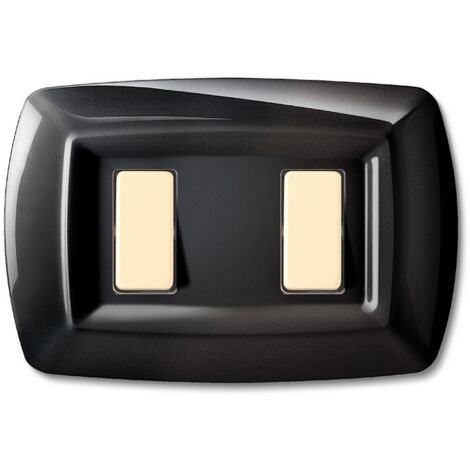 TONDO PLACCA MOD.MAGIC PLAST.2P.NERA. Prezzo per 1 pezzo.