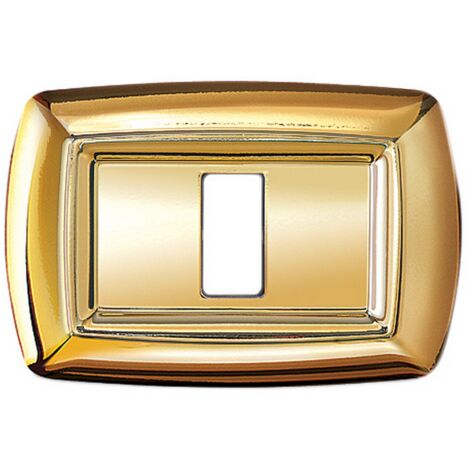 TONDO PLACCA MOD.MAGIC PLAST.3P.ORO. Prezzo per 1 pezzo.