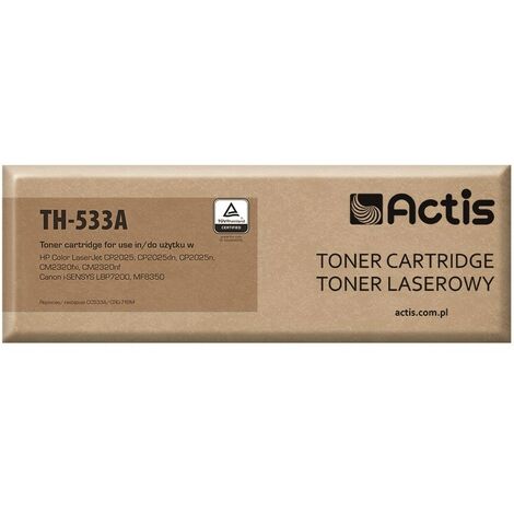 Toner Actis TH-533A (remplace HP 304A CC533A. Canon CRG-718M Standard 3000 pages magenta)