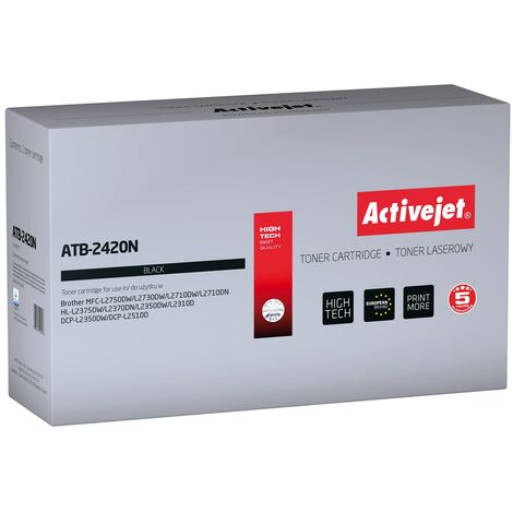 Toner Activejet ATB-2420N (remplacement pour Brother TN-2420A Supreme 3000 pages noir)