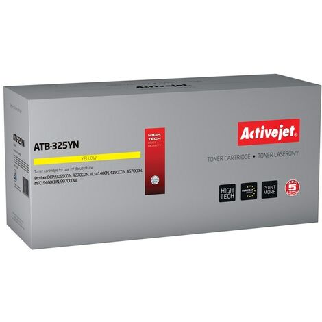 Toner Activejet ATB-325YN (remplacement pour Brother TN-325Y Supreme 3500 pages jaune)