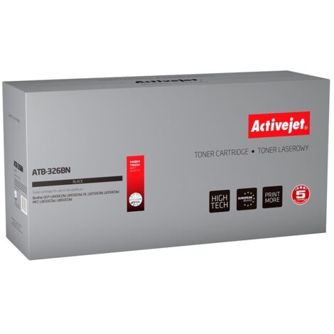 Toner Activejet ATB-326BN (remplacement pour Brother TN-326BK  Supreme  4000 pages  noir)