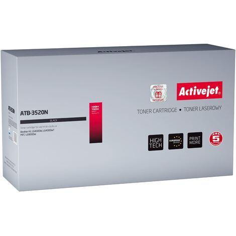 Toner Activejet ATB-3520N (remplace Brother TN-3520 Supreme 20 000 pages noir)