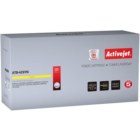 Toner Activejet ATB-426YN (remplacement pour Brother TN-426Y Supreme 6500 pages jaune)