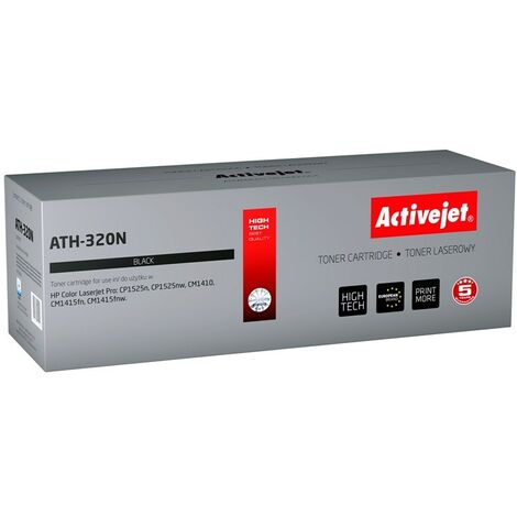 Toner Activejet ATH-320N (remplace HP 128A CE320A  Supreme  10 000 pages  noir)