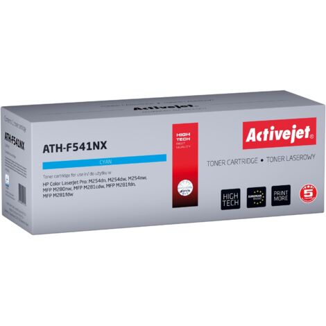 Toner Activejet ATH-F541NX per stampante hp 540 CF541X/ 2500 pagine/ Ciano [ATH-F541NX]