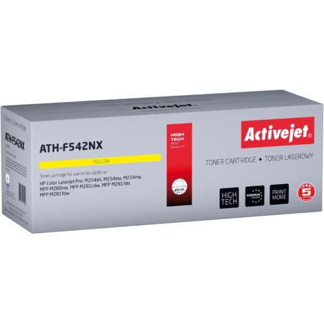 Toner Activejet ATH-F542NXper stampante hp 540 CF542X/ 2500 pagine/ Giallo [ATH-F542NX]