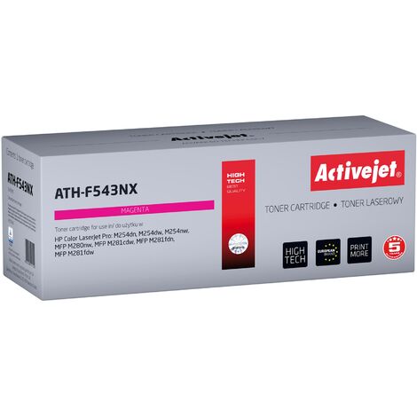 Toner Activejet ATH-F543NX (remplace HP 540 CF543X  Supreme  2500 pages  magenta)