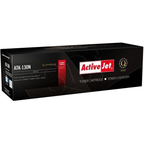 Toner Activejet ATK-130N (remplace le toner Kyocera TK-130 Supreme 7200 pages noir)