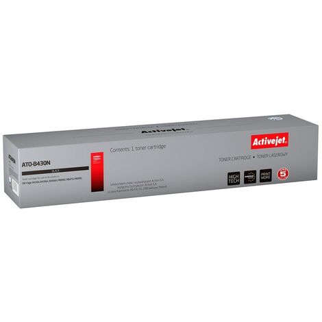 Toner Activejet ATO-B430N (remplace OKI 43979202 Supreme 7000 pages noir)