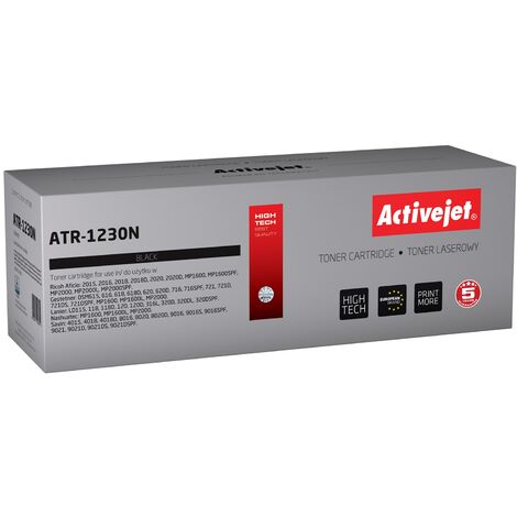 Toner Activejet ATR-1230N (remplace Ricoh 1230D 885094  Supreme  9000 pages  noir)