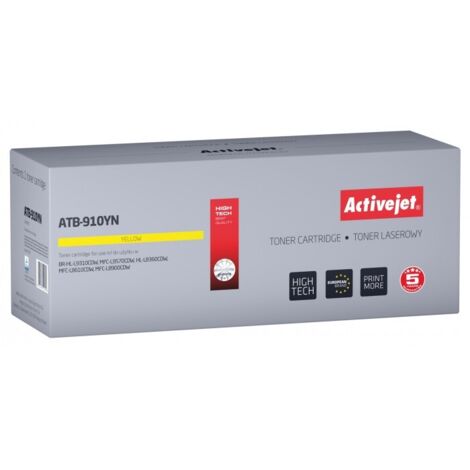 Tóner Activejet para Brother TN910Y nuevo ATB-910YN