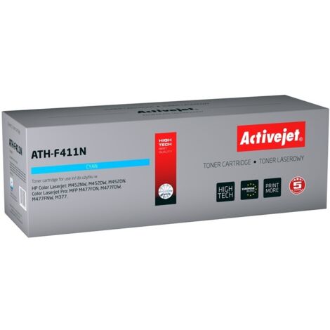 Tóner ActiveJet para HP 410A CF411A nuevo ATH-F411N
