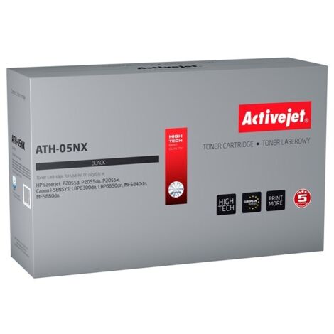 Toner Activejet per Canon HP 6500pagine Nero [ATH-05NX]