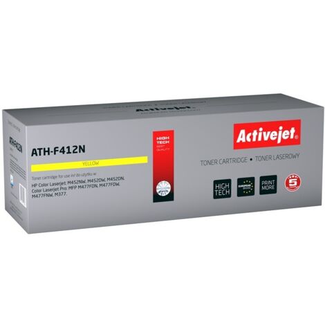 Toner ActiveJet per HP 410A CF412A nuovo ATH-F412N