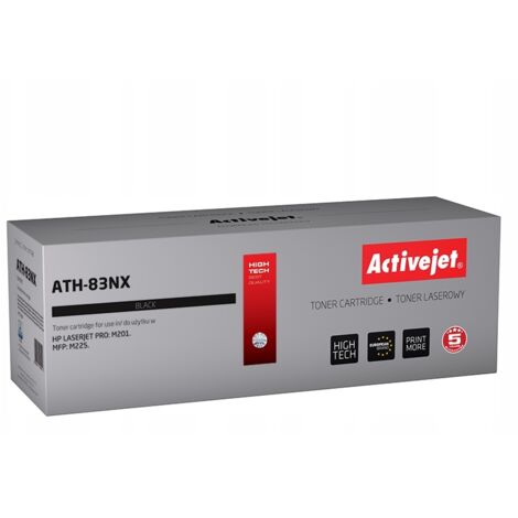 Toner Activejet per HP 83X CF283X 2200pagine Nero [ATH-83NX]