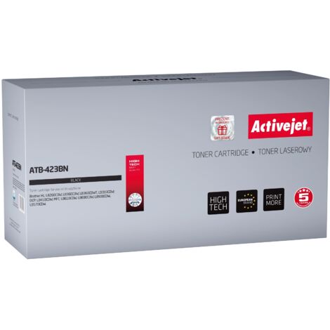 Toner Activejet pour Brother TN-423BK et ATB-423BN