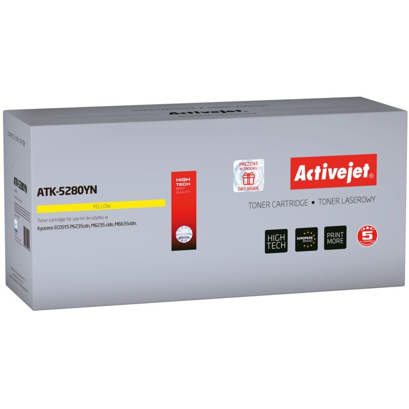 Toner Activejet ATK-5280YN (sostituzione per