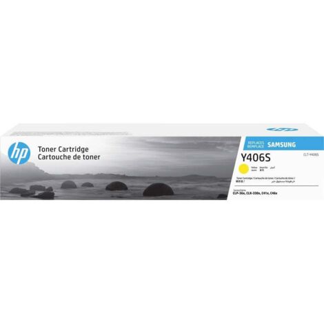 Toner laser Samsung CLT-Y406S (SU462A) Jaune 1000 pages
