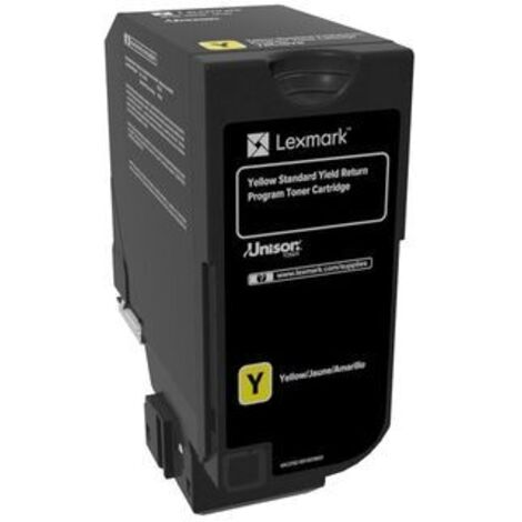 Tóner Lexmark 74C2SY0 Amarillo Negro