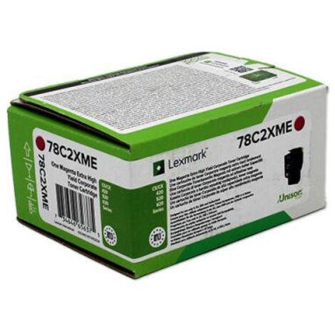 Tóner Lexmark 78C2XME Cian Magenta