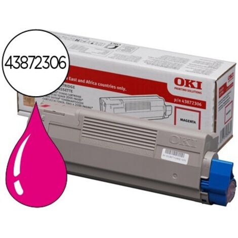 Tóner OKI 43872306 Magenta