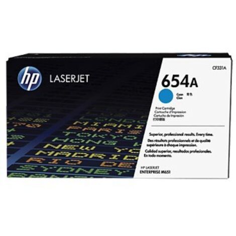 Tóner Original HP 654A Cian 0886112501181 S8409810 HP