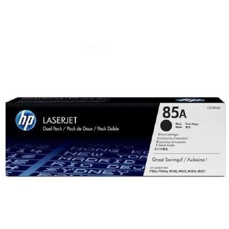 Tóner Original HP 85A Negro (2 Unidades)