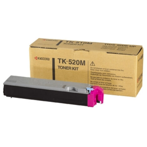 ÷ Tóner original kyocera tk-520m magenta 4.000 páginas