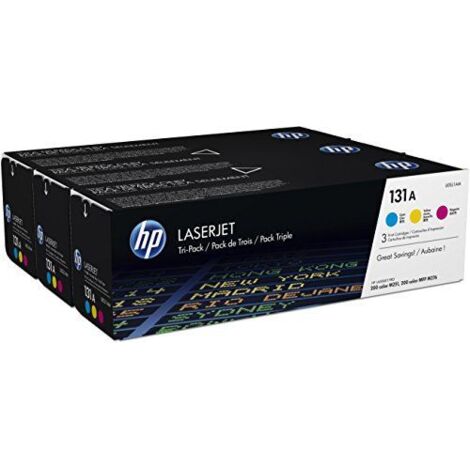 Toner Originalzubehör 131A ca. 3 x 1.800 Seiten cyan magenta gelb 3 St./Pack.
